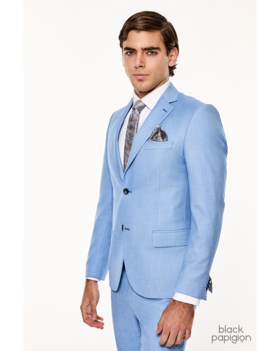 Κοστούμι Artisti Italiani γαλάζιο SLIM FIT