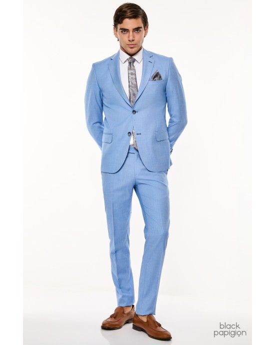 Κοστούμι Artisti Italiani γαλάζιο SLIM FIT