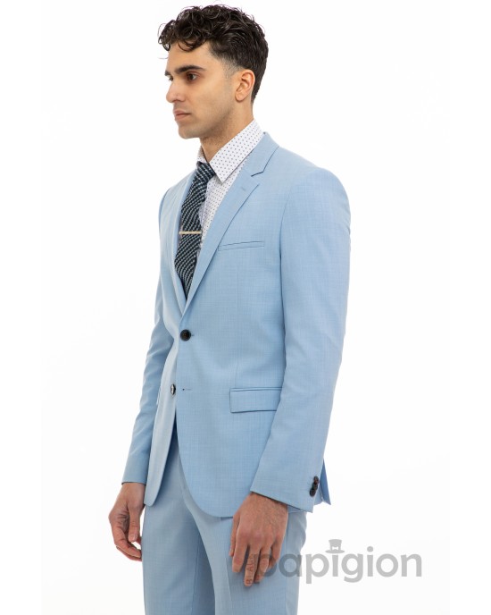 Κοστούμι Hugo γαλάζιο SLIM FIT