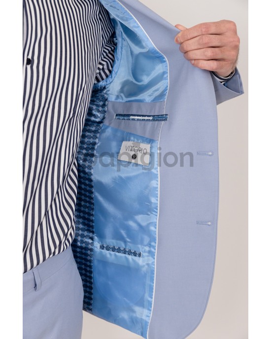 Κοστούμι Vittorio Digio γαλάζιο SLIM FIT