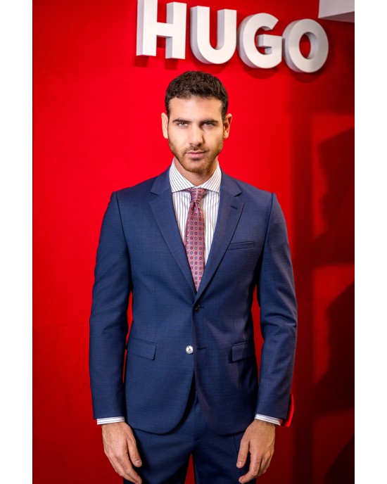 Κοστούμι Hugo μπλε SLIM FIT