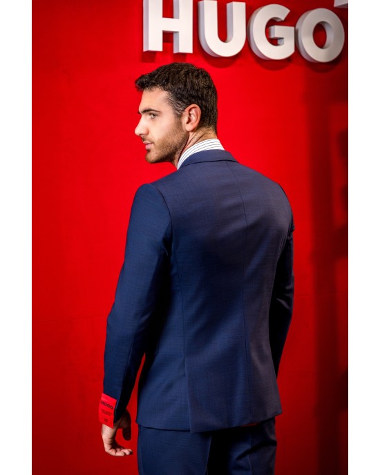 Κοστούμι Hugo μπλε SLIM FIT