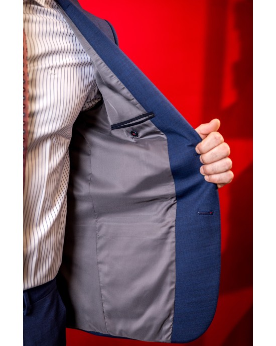 Κοστούμι Hugo μπλε SLIM FIT