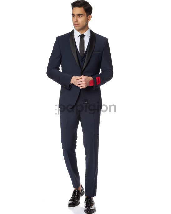 Κοστούμι Hugo μπλε SLIM FIT