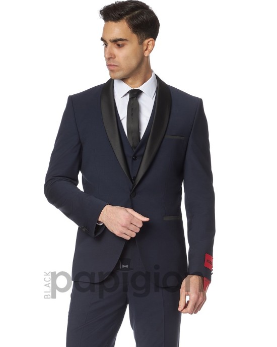 Κοστούμι Hugo μπλε SLIM FIT