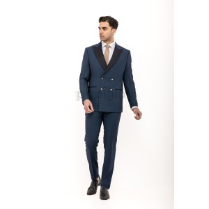 Κοστούμι 19V69 Italia Versace Abbigliamento Stefano μπλε Κοστούμι 19V69 Italia Versace Abbigliamento Stefano μπλε