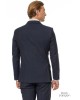 Κοστούμι Black Papigion μπλε με άσπρη ριγα SLIM FIT