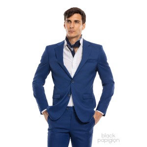 Κοστούμι Italian Job μπλε ρουά