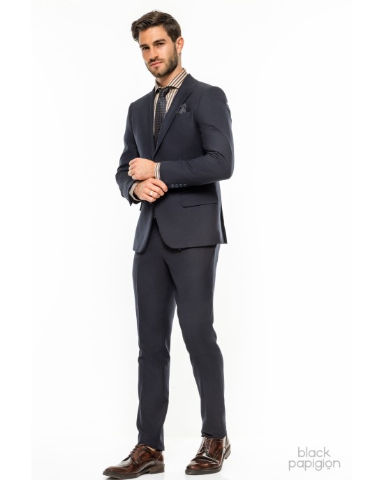 Κοστούμι Black Papigion μπλε SLIM FIT