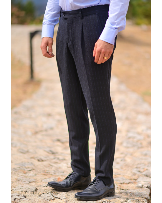 Κοστούμι 19V69 Italia Versace Abbigliamento Palermo μπλε SLIM FIT