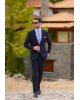 Κοστούμι 19V69 Italia Versace Abbigliamento Palermo μπλε SLIM FIT