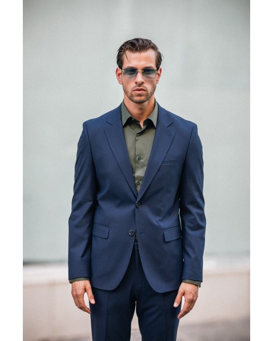 Κοστούμι Hugo μπλε SLIM FIT
