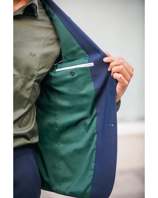 Κοστούμι Hugo μπλε SLIM FIT
