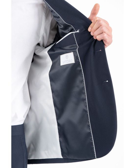 Κοστούμι Vittorio Dolce μπλε SLIM FIT