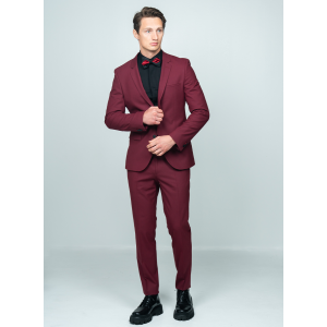Κοστούμι Hugo μπορντό Κοστούμι Hugo μπορντό