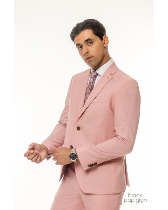 Κοστούμι Artisti Italiani ροζ SLIM FIT