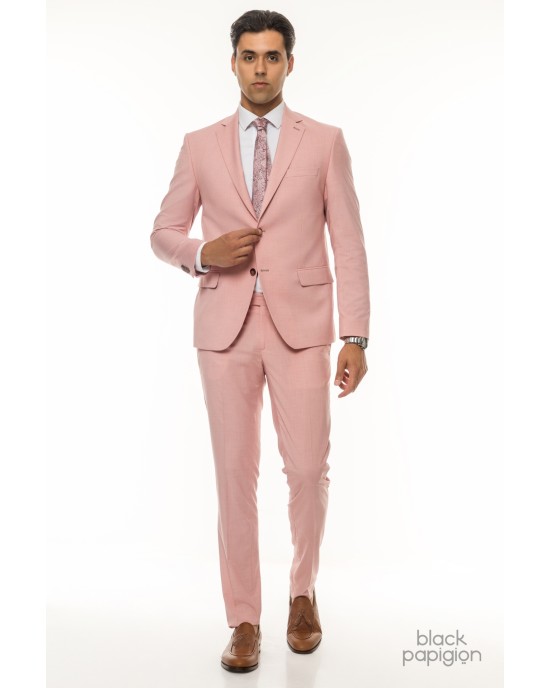 Κοστούμι Artisti Italiani ροζ SLIM FIT