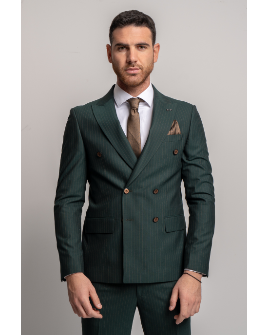 Κοστούμι Black Papigion Mandova πράσινο SLIM FIT