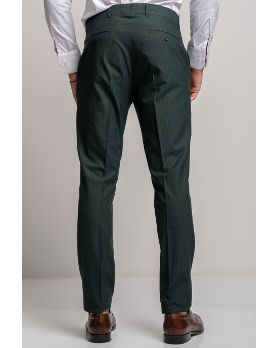 Κοστούμι Black Papigion Mandova πράσινο SLIM FIT