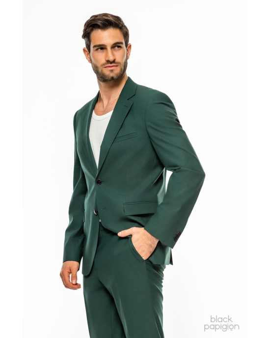 Κοστούμι Hugo πράσινο SLIM FIT