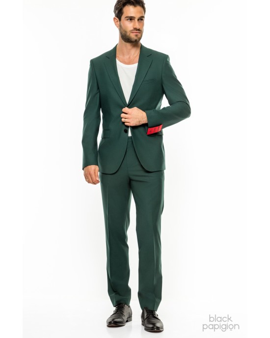 Κοστούμι Hugo πράσινο SLIM FIT