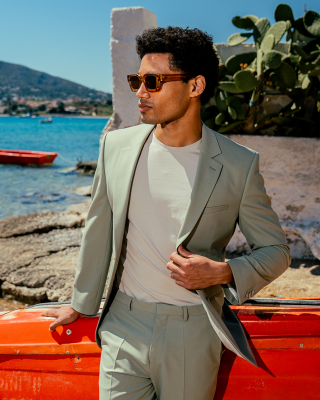 Κοστούμι Hugo πράσινο