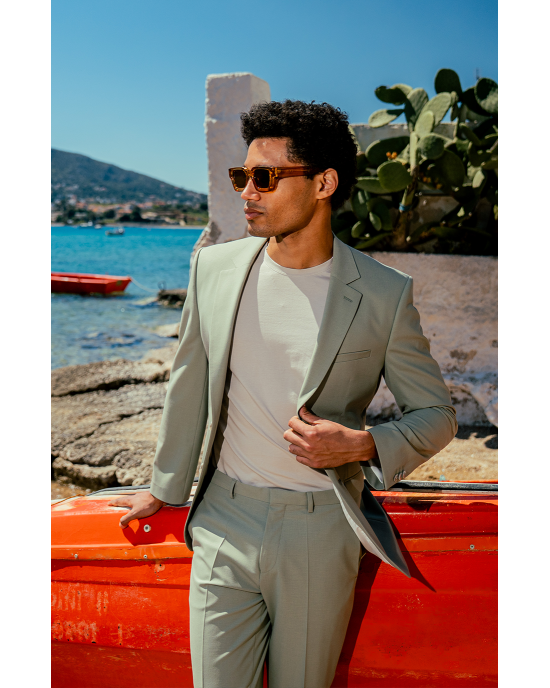 Κοστούμι Hugo πράσινο SLIM FIT