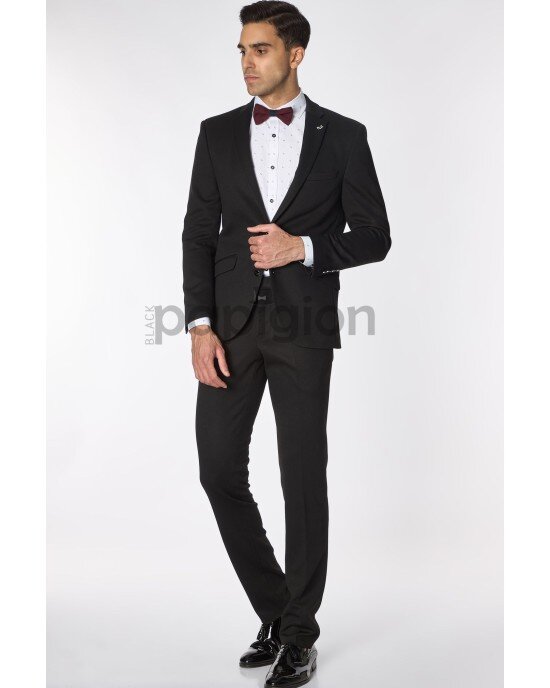 Κοστούμι 19V69 Italia Versace Abbigliamento μαύρο SLIM FIT