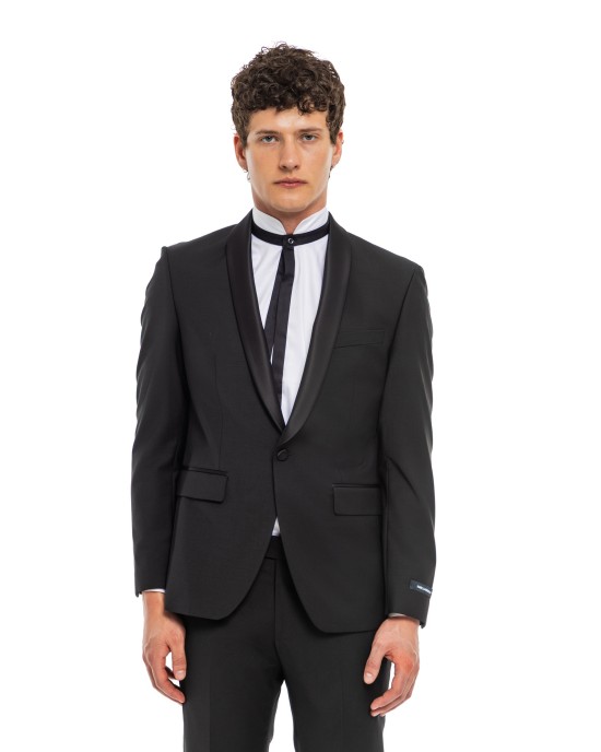Κοστούμι Karl Lagerfeld μαύρο SLIM FIT