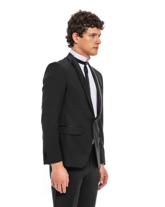Κοστούμι Karl Lagerfeld μαύρο SLIM FIT