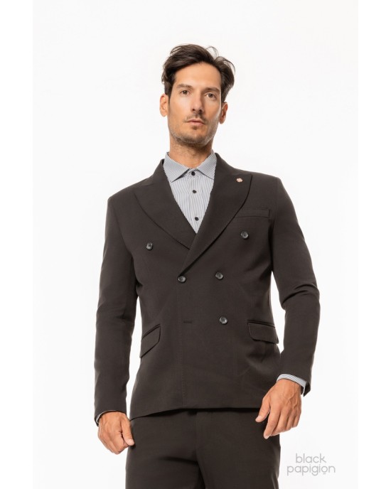 Κοστούμι Over/D μαύρο SLIM FIT
