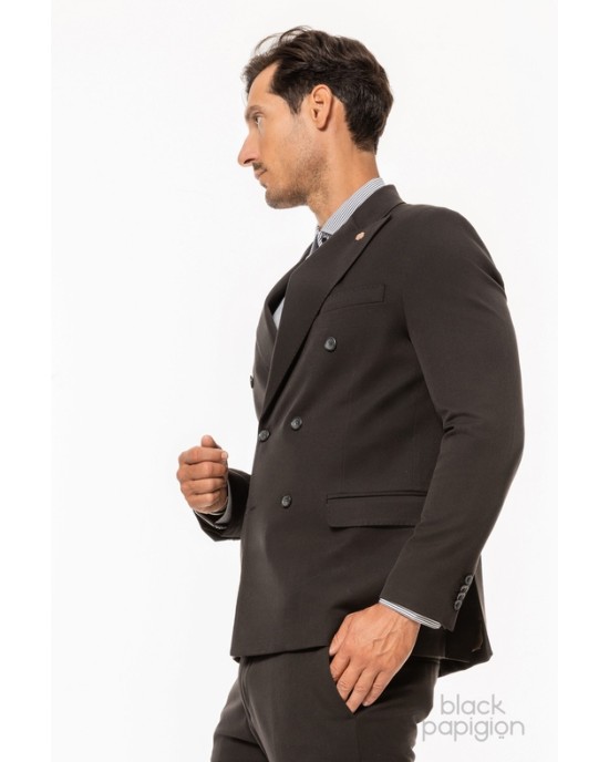 Κοστούμι Over/D μαύρο SLIM FIT