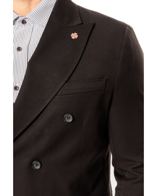 Κοστούμι Over/D μαύρο SLIM FIT