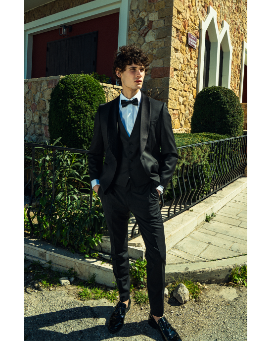 Κοστούμι Boss μαύρο SLIM FIT