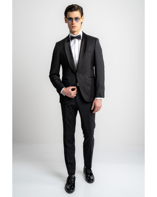 Κοστούμι Boss μαύρο SLIM FIT