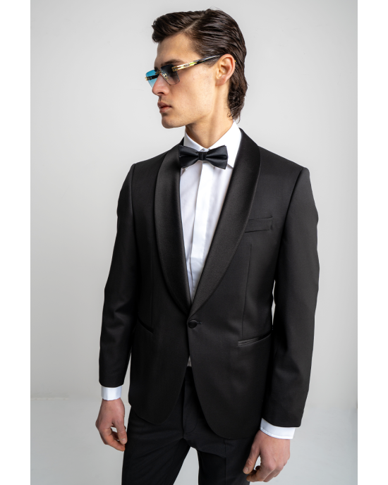 Κοστούμι Boss μαύρο SLIM FIT