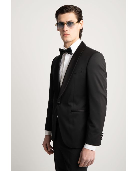 Κοστούμι Boss μαύρο SLIM FIT