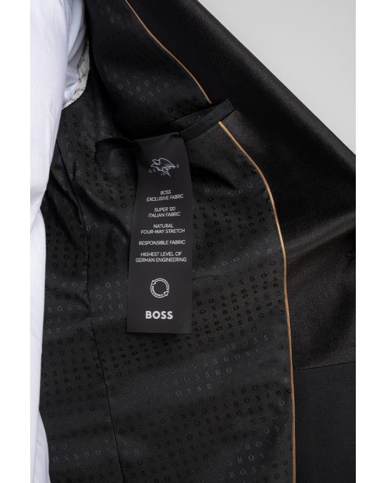 Κοστούμι Boss μαύρο SLIM FIT