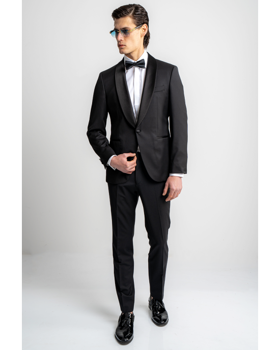 Κοστούμι Boss μαύρο SLIM FIT