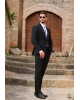 Κοστούμι 19V69 Italia Versace Abbigliamento Palermo μαύρο SLIM FIT