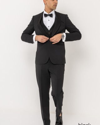 Κοστούμι Michael Kors Tuxedo Shawl μαύρο