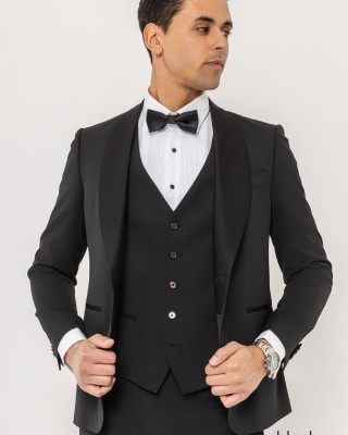 Κοστούμι Michael Kors Tuxedo Shawl μαύρο