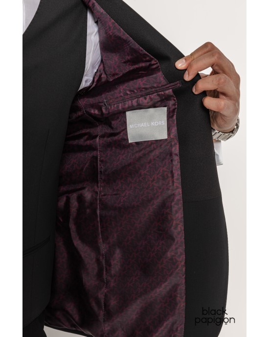 Κοστούμι Michael Kors Tuxedo Shawl μαύρο SLIM FIT