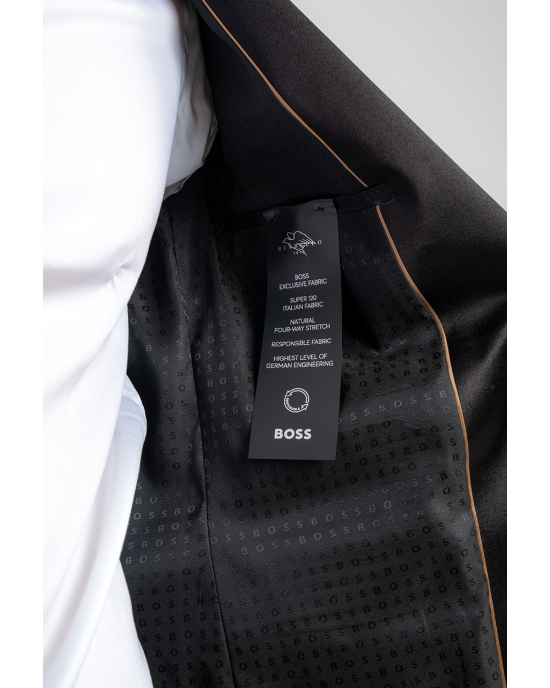 Κοστούμι Boss μαύρο SLIM FIT