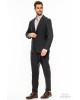 Κοστούμι 19V69 Italia Versace Abbigliamento Strech μαύρο SLIM FIT