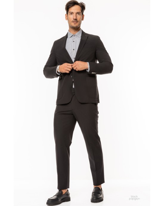 Κοστούμι Michael μαύρο SLIM FIT