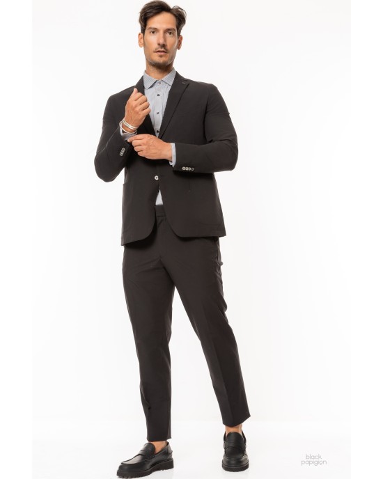 Κοστούμι Michael μαύρο SLIM FIT