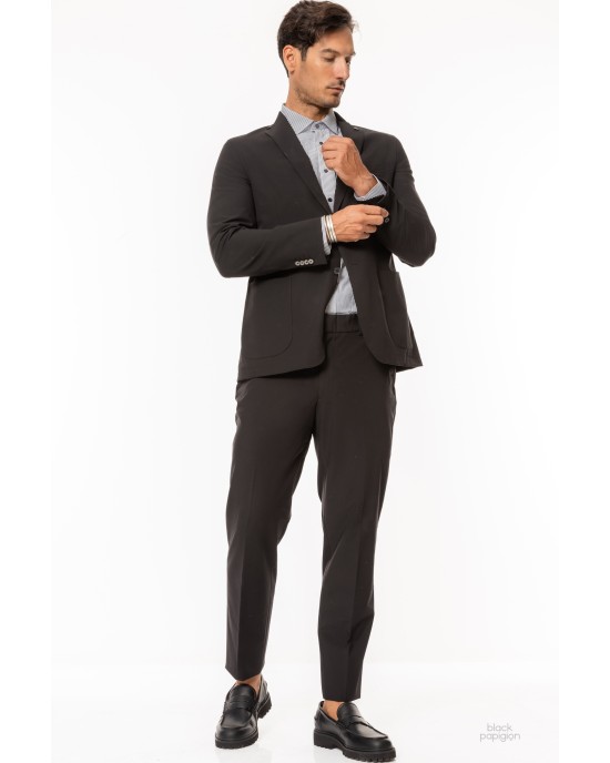 Κοστούμι Michael μαύρο SLIM FIT