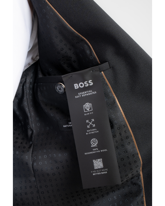 Κοστούμι Boss μαύρο SLIM FIT