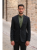 Κοστούμι Black Papigion μαύρο SLIM FIT